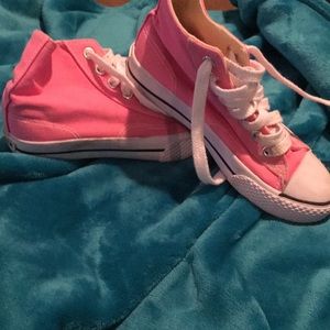 Airwalk pink converse style high tops